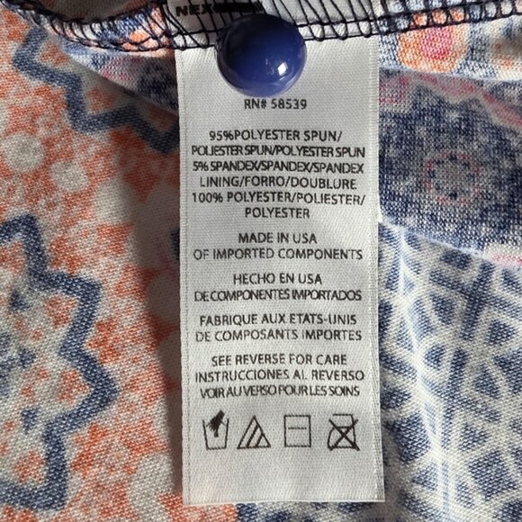 Kut From The Kloth Maxi Dress Patchwork Multicolor Size 8 - Picture 8 of 9